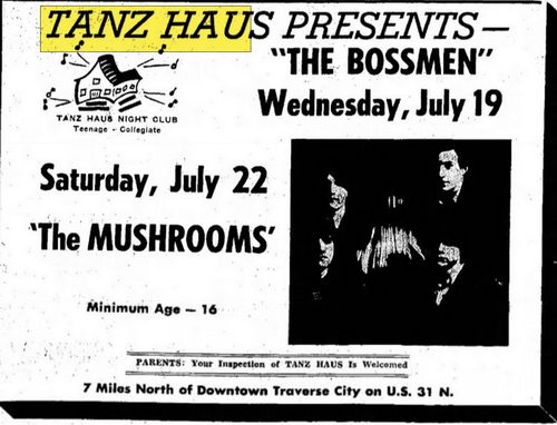 Tanz Haus (Tanz Haus Club, TanzHaus) - July 1967 Ad (newer photo)